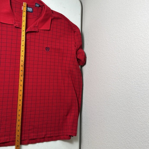 Chaps square pattern short sleeve polo - Picture 6 of 9